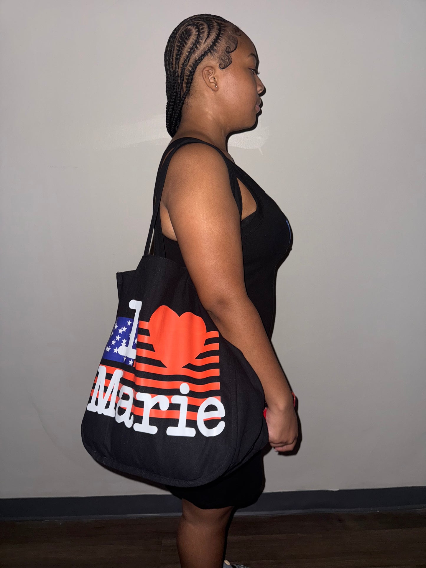 I heart Marie Stars and Stripes tote