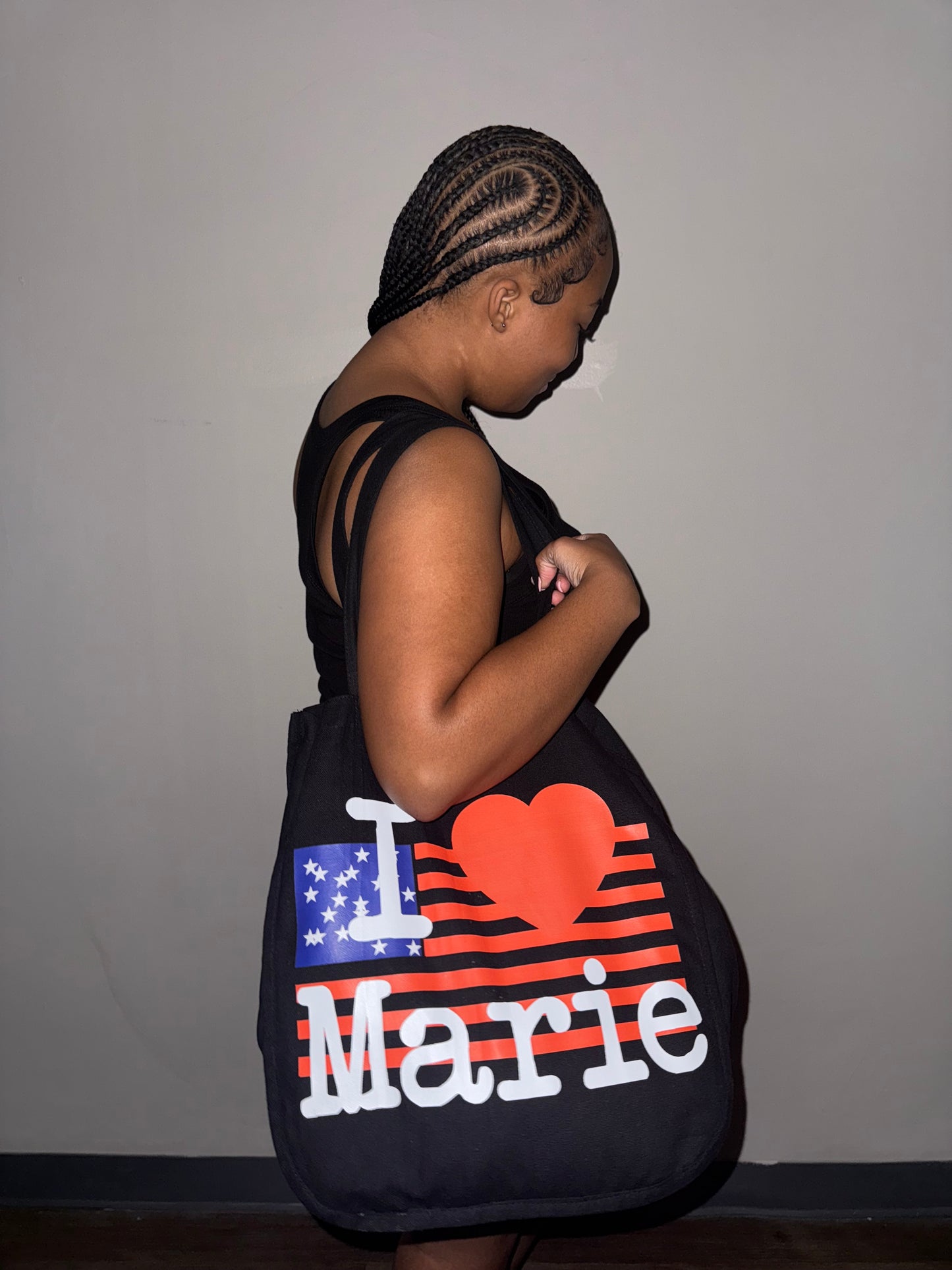 I heart Marie Stars and Stripes tote